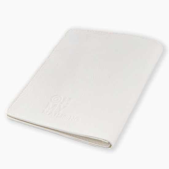 White Mahjong Card Folio - Oh My Mahjong