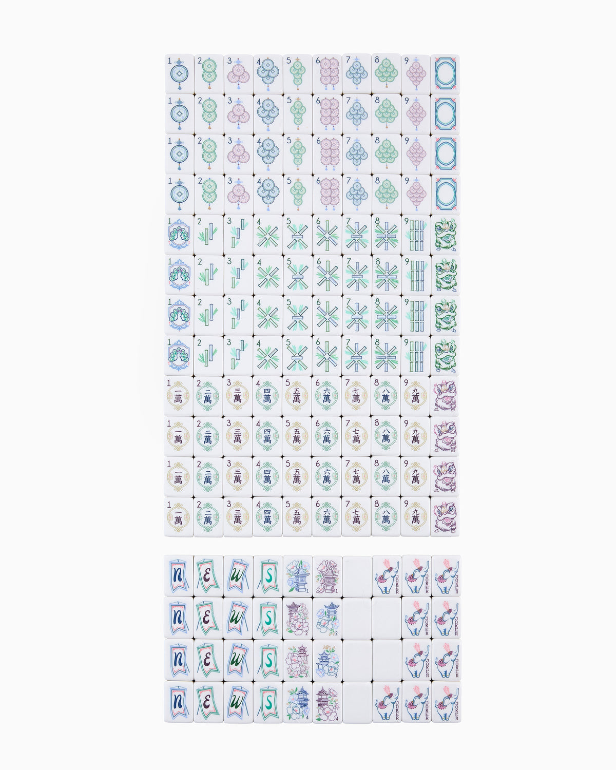 Willow Mahjong Tiles - Oh My Mahjong