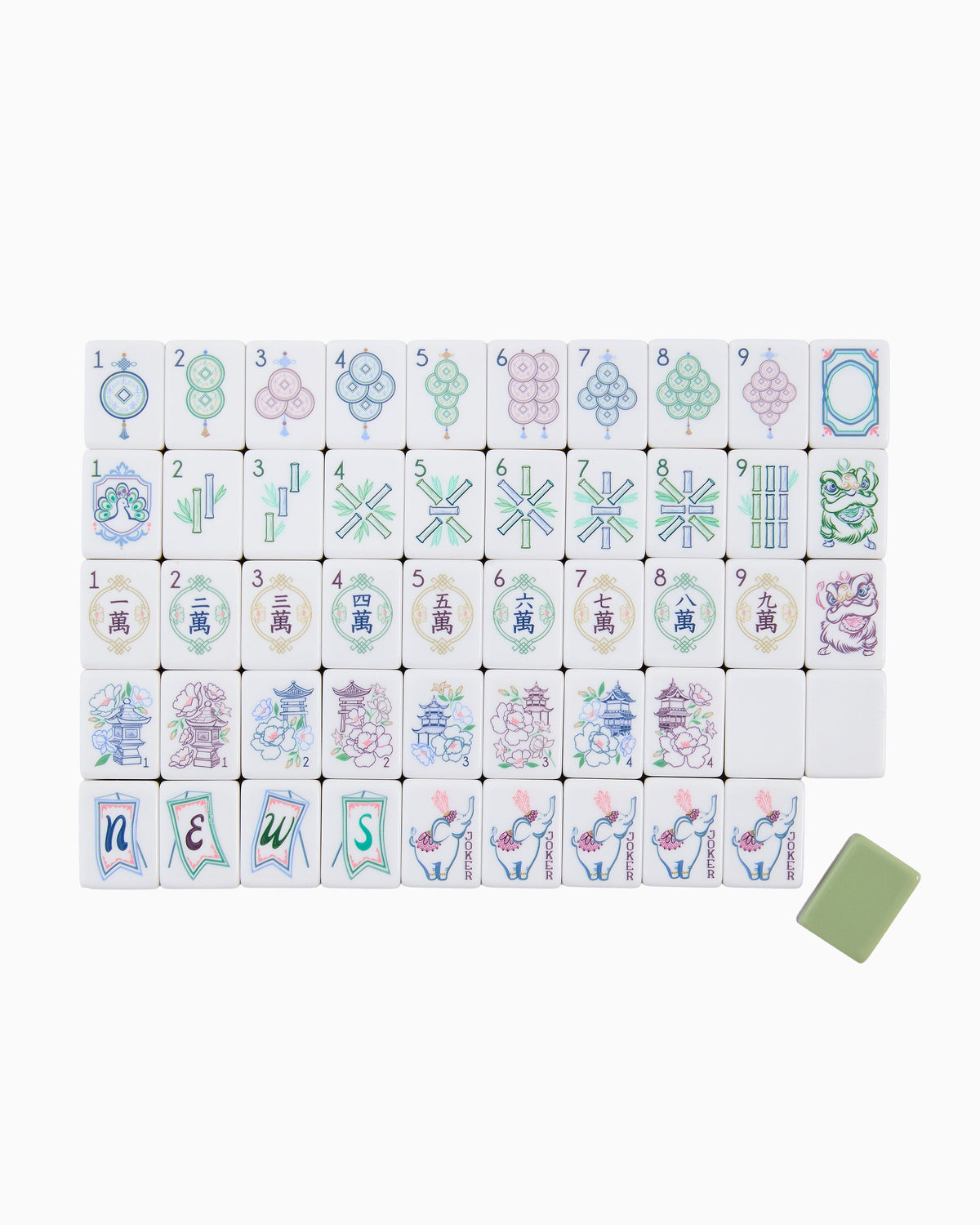 Willow Mahjong Tiles - Oh My Mahjong