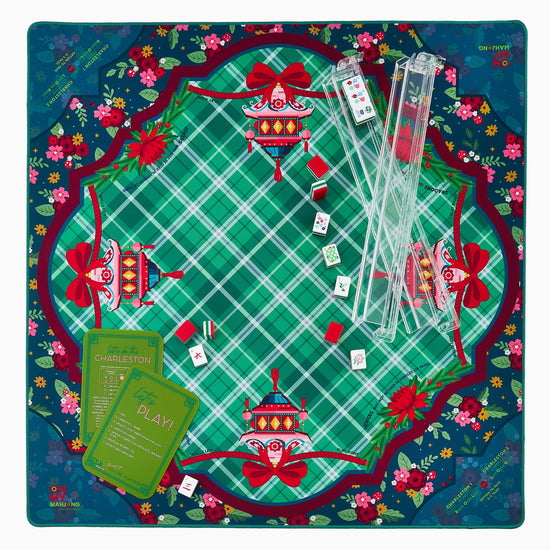 Yuletide Mat in Tube - Oh My Mahjong